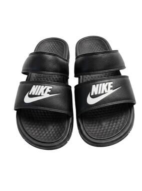 Nike Women’s 7 Benassi Duo Ultra Classic Slides Black/White 819717 010